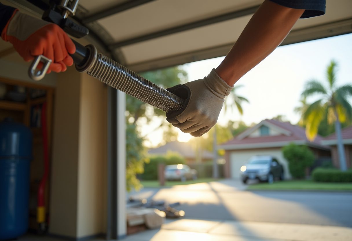 Ironclad Garage Door Repair technician at work